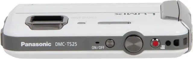 Alt view image 6 of 8 - Panasonic LUMIX TS25 DMC-TS25W White 16.1 MP 2.7" 230K Active Lifestyle Tough Camera