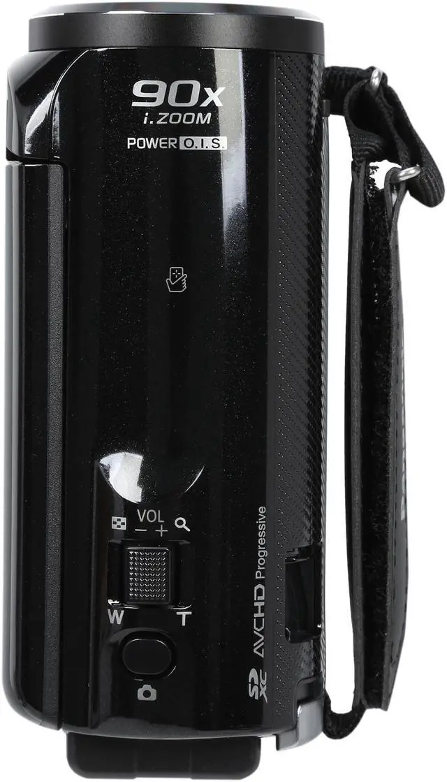 Alt view image 6 of 9 - Panasonic V250 HC-V250K Black 2.7" LCD 50X Optical Zoom Full HD Camcorder