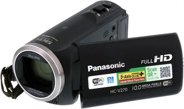 Panasonic HC-V270K Black Full HD Camcorder - Newegg.com