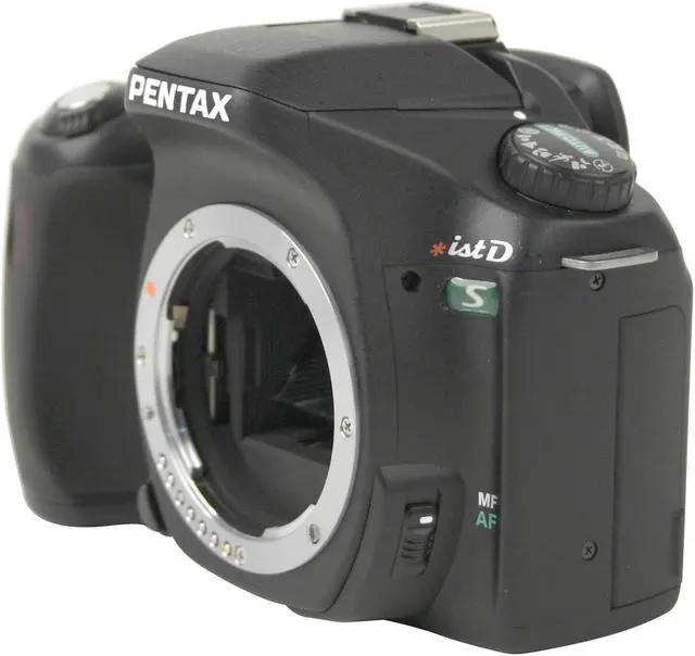 Alt view image 2 of 9 - PENTAX *ist DS Black 6.1 MP Digital SLR Camera - Body Only