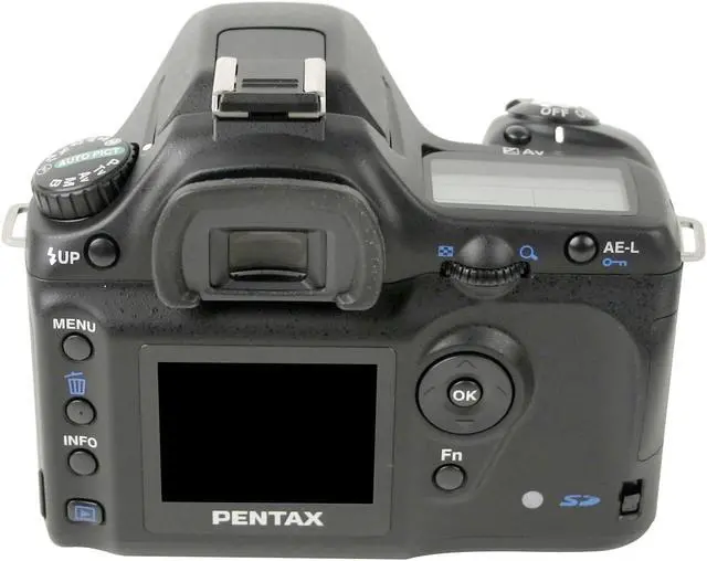 Alt view image 4 of 9 - PENTAX *ist DS Black 6.1 MP Digital SLR Camera - Body Only