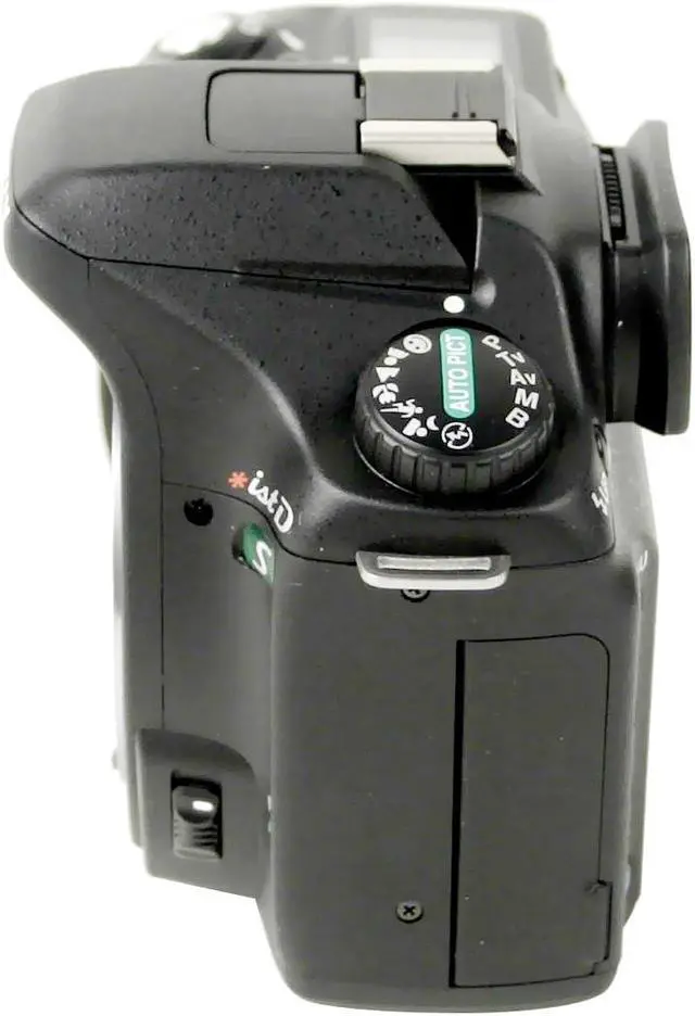 Alt view image 6 of 9 - PENTAX *ist DS Black 6.1 MP Digital SLR Camera - Body Only