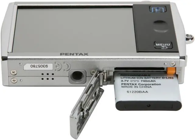 Alt view image 10 of 11 - PENTAX Optio T30 Silver 7.1 MP 3X Optical Zoom Digital Camera