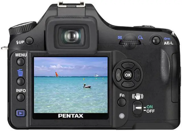 Alt view image 4 of 4 - PENTAX K100D Super Black 6.1 MP Digital SLR Camera / smc PENTAX-DA 18-55mm f/3.5-5.6 AL Lens