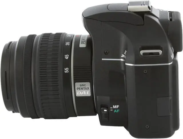 Alt view image 2 of 13 - PENTAX K2000 Black 10.2 MP Digital SLR Camera w/smc PENTAX-DA L 18-55mm f/3.5-5.6 AL Lens & AF200FG Flash