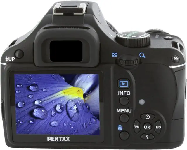 Alt view image 4 of 13 - PENTAX K2000 Black 10.2 MP Digital SLR Camera w/smc PENTAX-DA L 18-55mm f/3.5-5.6 AL Lens & AF200FG Flash