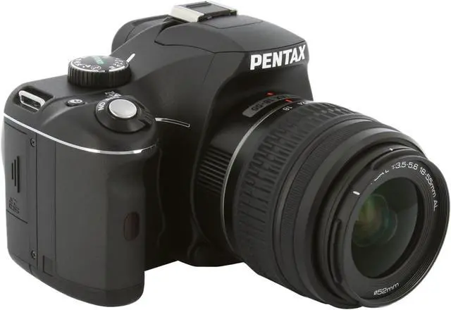 Alt view image 7 of 13 - PENTAX K2000 Black 10.2 MP Digital SLR Camera w/smc PENTAX-DA L 18-55mm f/3.5-5.6 AL Lens & AF200FG Flash