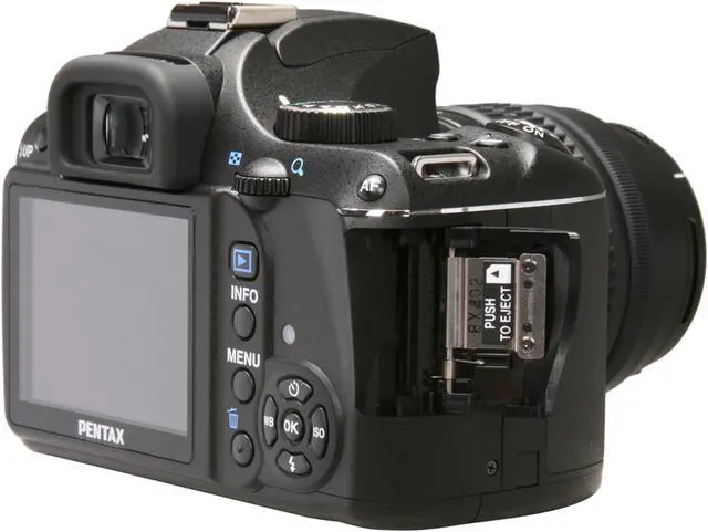 Alt view image 11 of 13 - PENTAX K2000 Black 10.2 MP Digital SLR Camera w/smc PENTAX-DA L 18-55mm f/3.5-5.6 AL Lens & AF200FG Flash