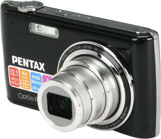 Main image of PENTAX Optio P80 Black 12.1 MP 4X Optical Zoom Digital Camera