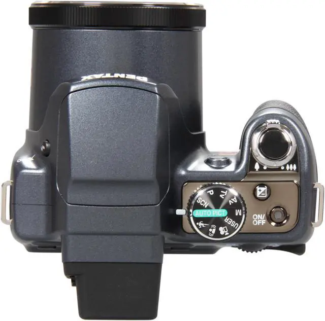 Alt view image 6 of 8 - PENTAX X90 Black 12.1 MP 26X Optical Zoom 26mm Wide Angle Digital Bridge Camera
