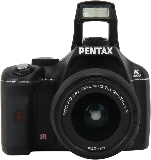 Alt view image 6 of 10 - PENTAX K2000 Black 10.2 MP Digital SLR Camera w/smc PENTAX-DA L 18-55mm f/3.5-5.6 AL Lens