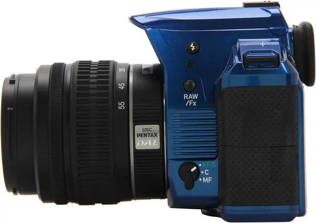 Alt view image 3 of 9 - PENTAX K-30 Lens Kit (15758) Blue 16.3 MP Digital SLR with 18-55mm Lens