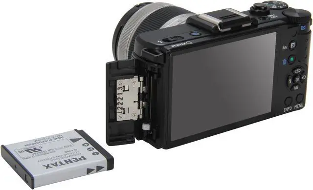 Alt view image 7 of 9 - PENTAX Q (15100) Black 12.4 MP 3.0" 460K LCD Digital Camera with 02 Standard Zoom Lens