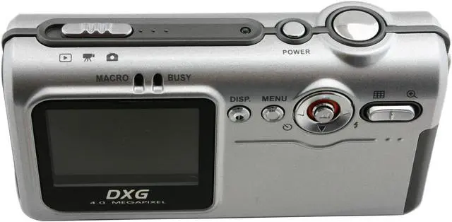 Alt view image 4 of 11 - DXG DXG409 Silver 4.0 MP Digital Camera