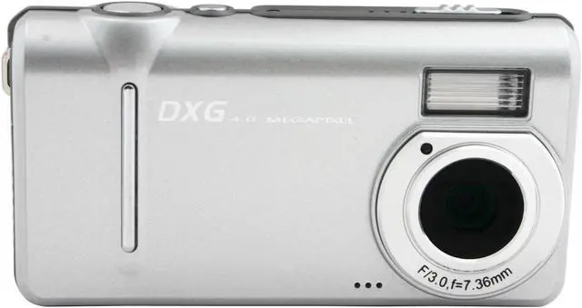 Alt view image 3 of 11 - DXG DXG409 Silver 4.0 MP Digital Camera
