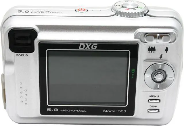 Alt view image 4 of 10 - DXG DXG503 Silver 5.1 MP 3X Optical Zoom Digital Camera