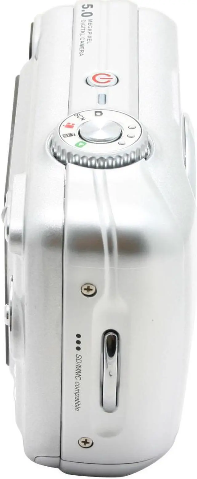 Alt view image 6 of 10 - DXG DXG503 Silver 5.1 MP 3X Optical Zoom Digital Camera