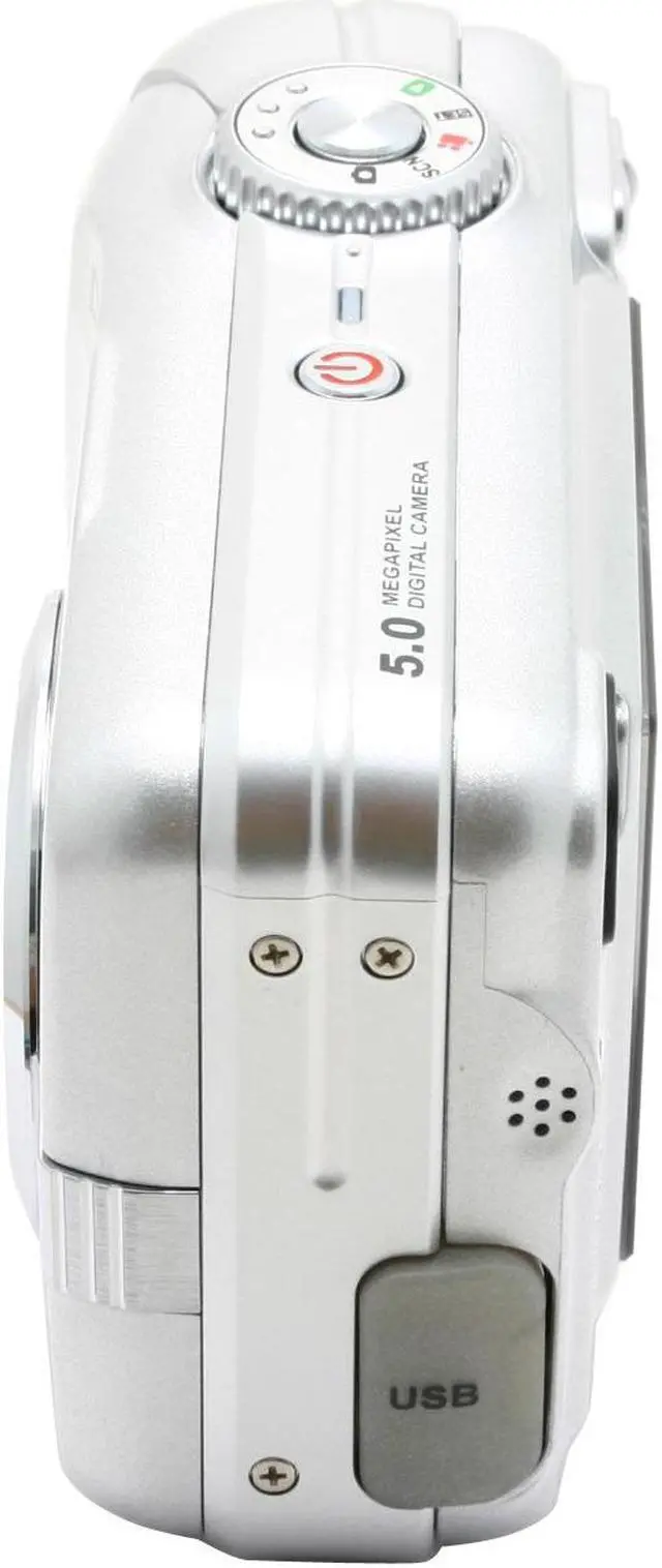 Alt view image 7 of 10 - DXG DXG503 Silver 5.1 MP 3X Optical Zoom Digital Camera