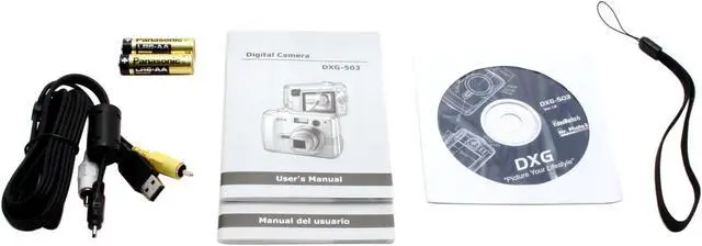 Alt view image 8 of 10 - DXG DXG503 Silver 5.1 MP 3X Optical Zoom Digital Camera