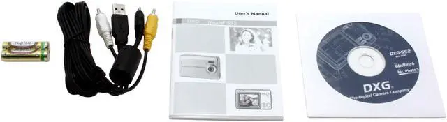 Alt view image 8 of 10 - DXG DXG552 Silver 5.1 MP Digital Camera