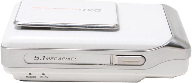 Alt view image 7 of 10 - DXG DXG-538 White 5.1 MP Digital Camera