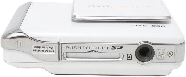 Alt view image 8 of 10 - DXG DXG-538 White 5.1 MP Digital Camera