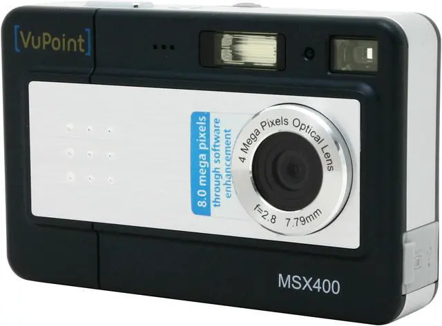 Alt view image 3 of 9 - VuPoint DC-MSX400-VP 2-Tone 4.23MP Digital Camera