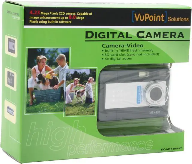 Alt view image 9 of 9 - VuPoint DC-MSX400-VP 2-Tone 4.23MP Digital Camera