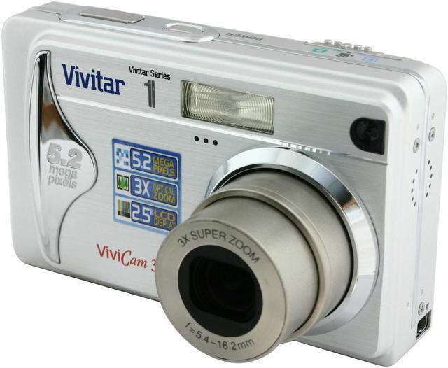 Alt view image 2 of 9 - Vivitar 3945s Silver 5 MP 3X Optical Zoom ViviCam Digital Camera