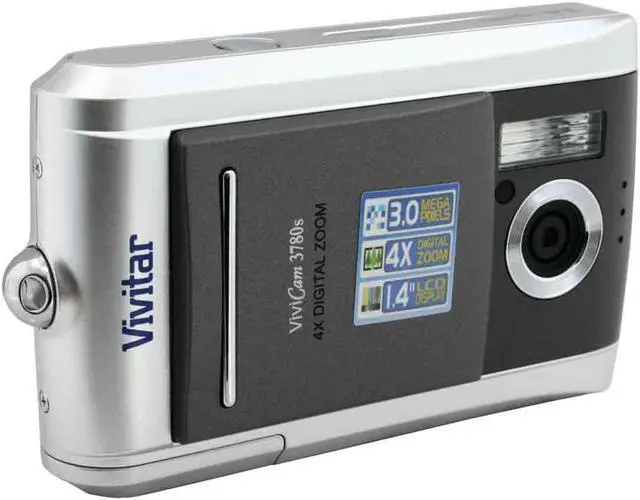 Main image of Vivitar 3780s Silver 3 MP Digital Camera