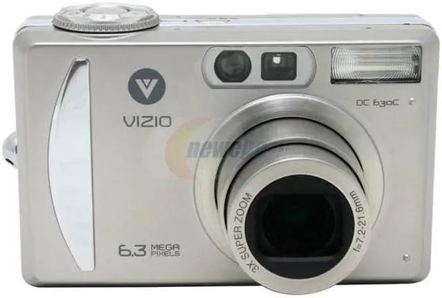 Alt view image 2 of 9 - VIZIO DC630C Silver 6.3 MP 3X Optical Zoom Digital Camera