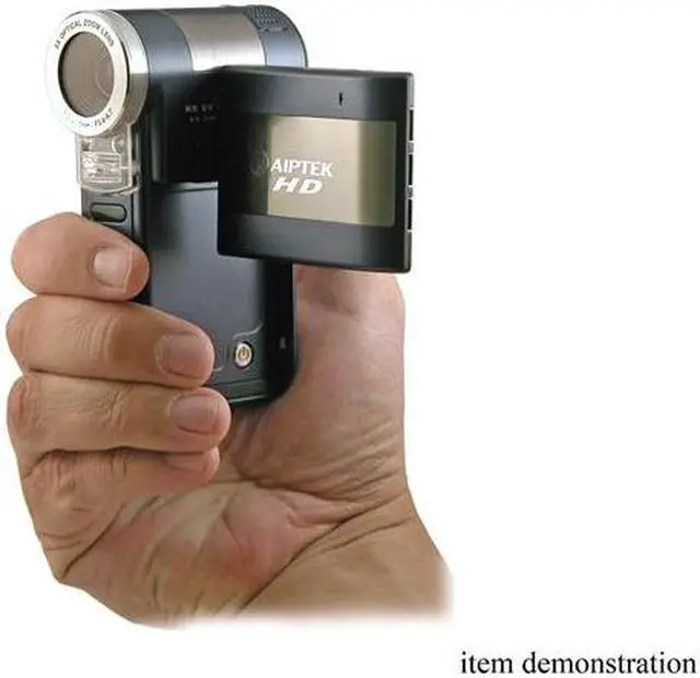 Alt view image 3 of 3 - AIPTEK GO-HD+ Blue 5.0 MP CMOS 2.4" LCD 3x Optical HD Pocket Camcorder