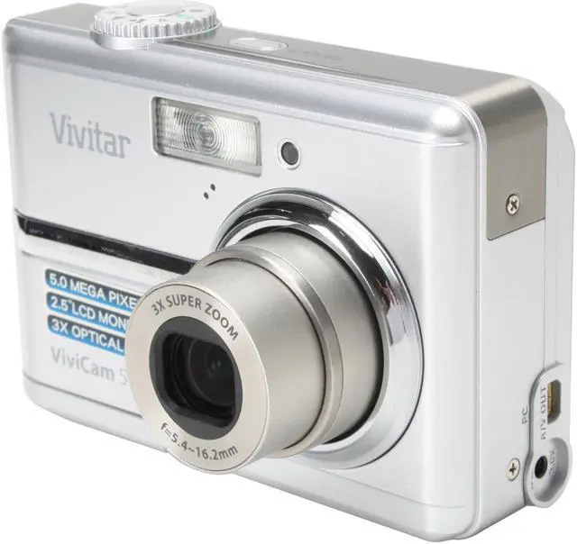 Refurbished: Vivitar 5386 Silver 5.0 MP Digital Camera - Newegg.com