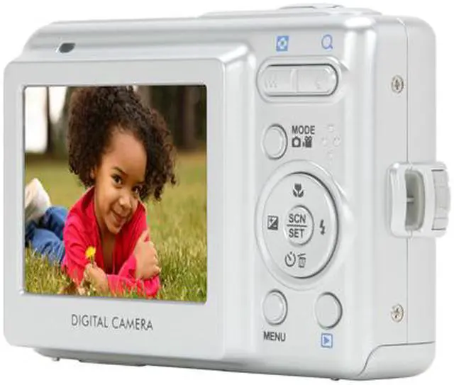 Alt view image 5 of 11 - Vivitar ViviCam 5355 Silver 5.0 MP 3X Optical Zoom Digital Camera