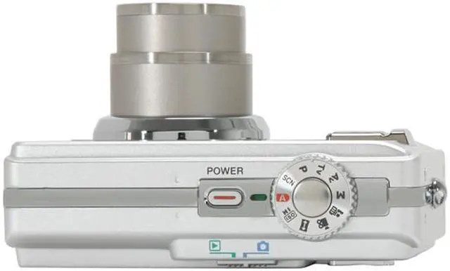 Alt view image 8 of 11 - Vivitar ViviCam T25 Silver 12 MP 3X Optical Zoom Digital Camera