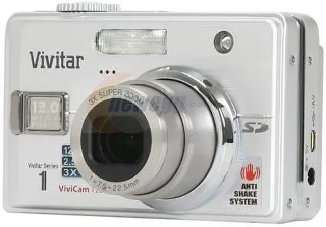 Main image of Vivitar ViviCam T25 Silver 12 MP 3X Optical Zoom Digital Camera