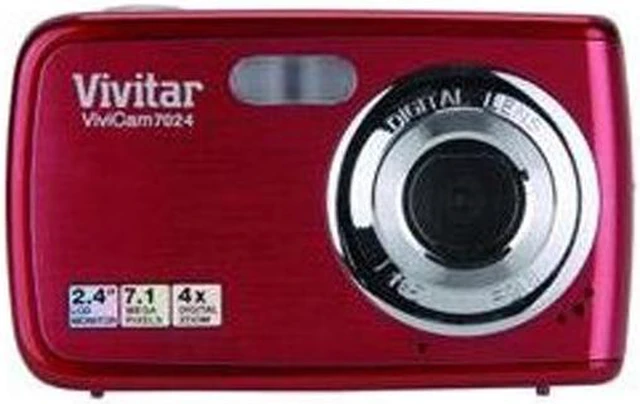 Vivitar Vivicam 7024 Strawberry 7.1 MP Digital Camera - Newegg.com