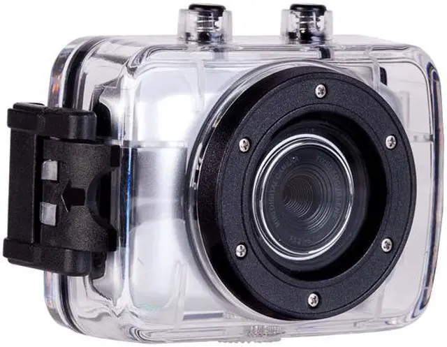 Alt view image 2 of 19 - Vivitar DVR783HD-SIL-WM 5.1MP Action Camcorder 720p Silver