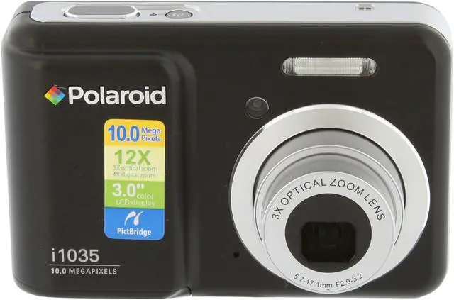 Alt view image 8 of 12 - Polaroid CIA 1035F Black 10.0 MP 3X Optical Zoom Digital Camera
