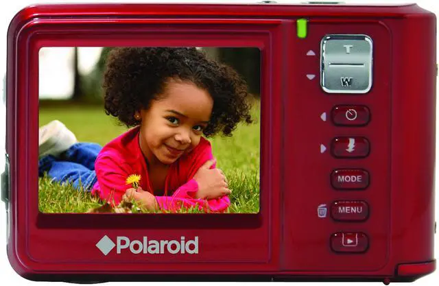 Alt view image 5 of 6 - Polaroid a930 Red 9.0 MP Digital Camera