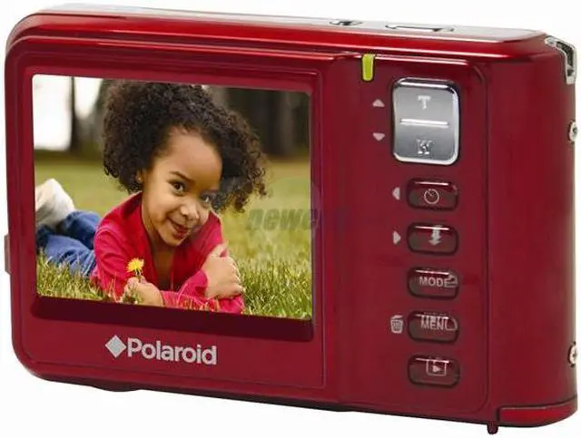 Alt view image 6 of 6 - Polaroid a930 Red 9.0 MP Digital Camera