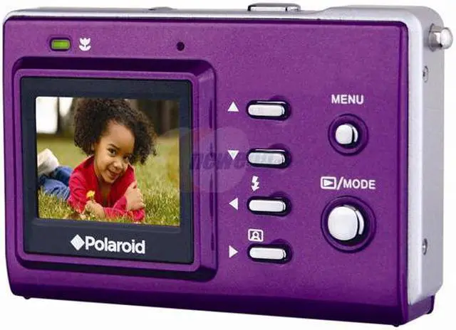 Alt view image 4 of 6 - Polaroid a330 Plum 3.0 MP Digital Camera