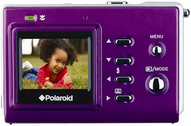 Alt view image 5 of 6 - Polaroid a330 Plum 3.0 MP Digital Camera