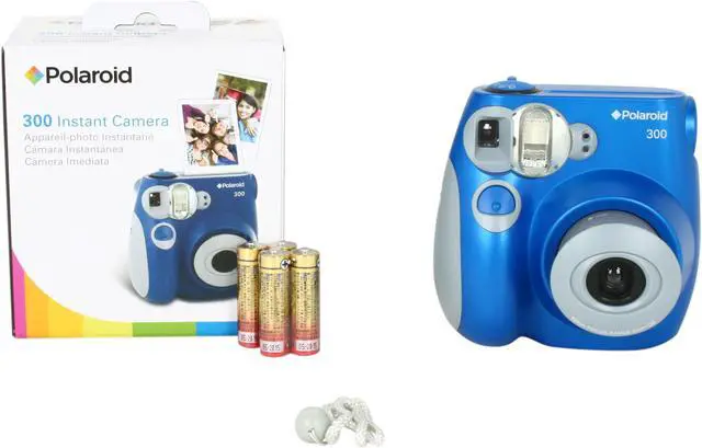 Alt view image 8 of 8 - Polaroid PIC-300 Blue Instant Camera