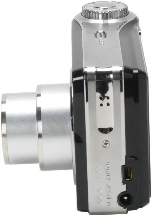 Alt view image 5 of 12 - GE A830 Black 8.0 MP 3X Optical Zoom Digital Camera