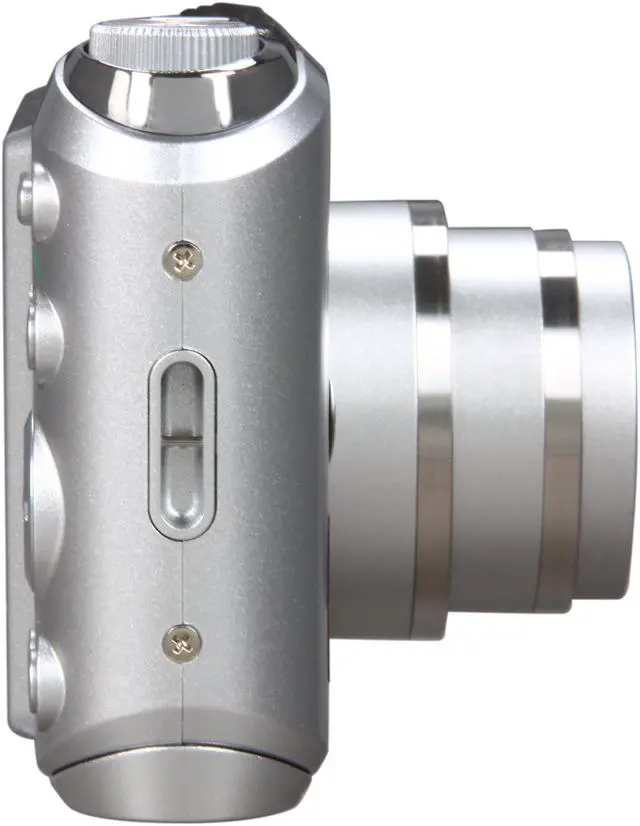 Alt view image 5 of 8 - GE A1250 Silver 10.1 MP 5X Optical Zoom Digital Camera