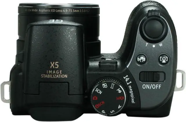 Alt view image 7 of 9 - GE X5 Black 14.1 MP 15X Optical Zoom Digital Camera