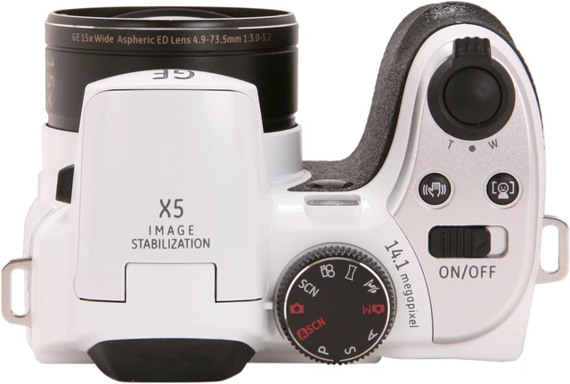 Open Box: GE X5-WH/B White 14.1 MP 27mm Wide Angle Bridge Digital ...