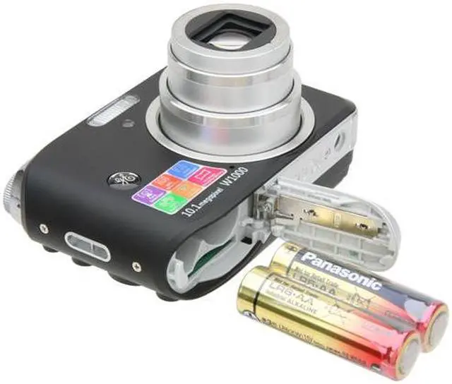 Alt view image 7 of 8 - GE W1000 Black 10.1 MP 3X Optical Zoom Digital Camera