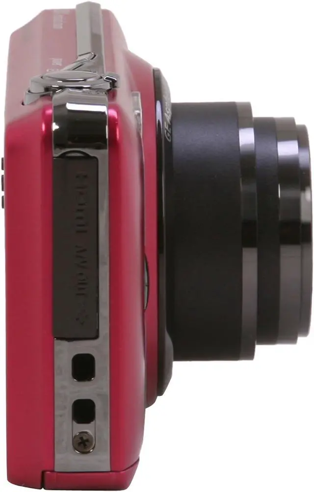Alt view image 3 of 8 - GE E1486TW Ruby Red 14.1 MP 8X Optical Zoom 28mm Wide Angle Digital Camera HDTV Output